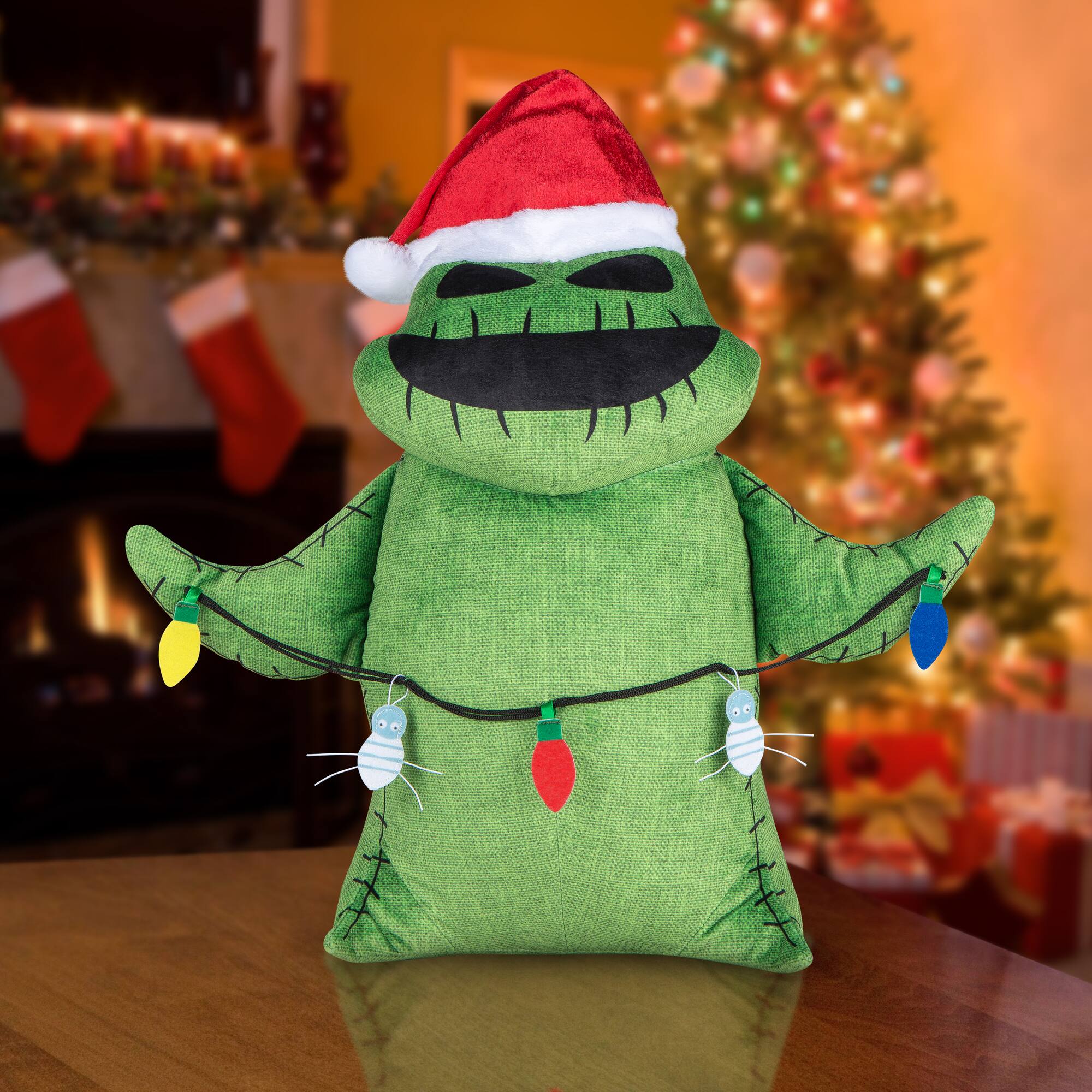 18" Disney® Oogie Boogie with Santa Hat Holiday Greeter